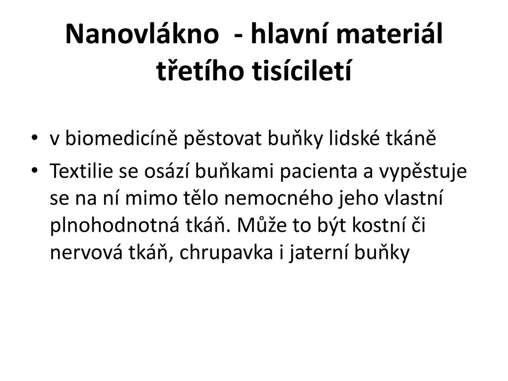 NANOTECHNOLOGIE ppt stáhnout